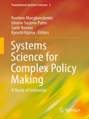 cover image of Systems Science for Complex Policy Making